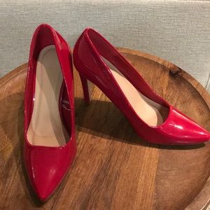 Forever 21 Patent red pumps
